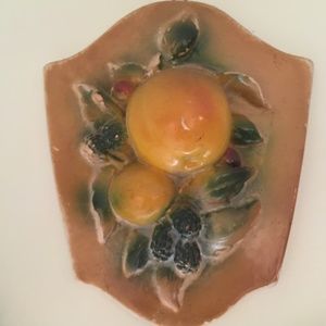 Chalkware (plaster fruit) 1950's